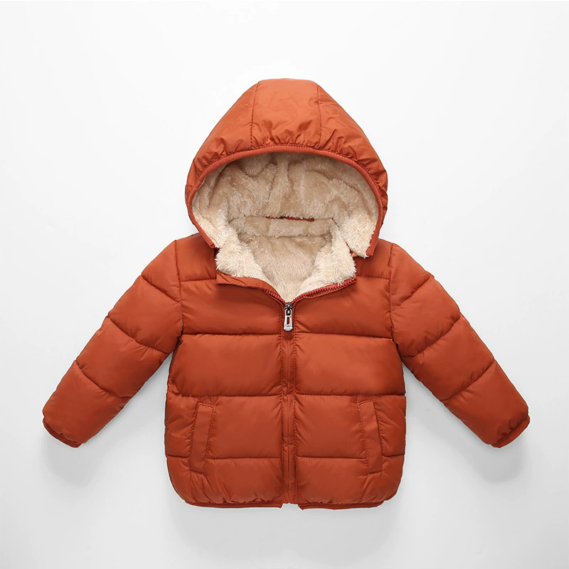 Toddler Boy Winter Fleece Jacket - سترة شتوية مبطنة للأطفال الصغار من