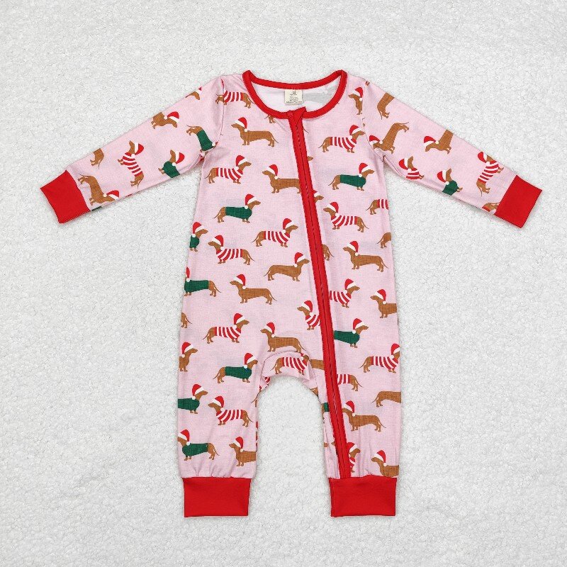 Cotton Baby Onesies Zipper - 8.21y الخيزران طفل الفتيان رومبير مع
