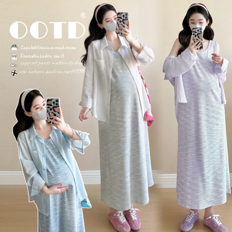 Maternity Wear - بدلة حمل صيفية 2026 بتصميم بسيط