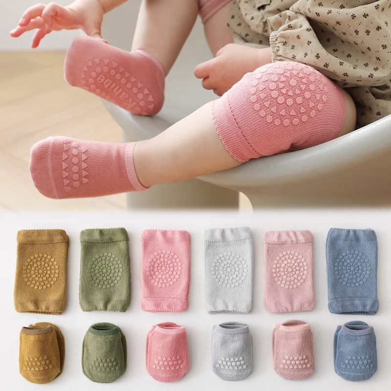 Unisex Baby Socks Non Slip - 3 مجموعات من جوارب الأطفال وواقيات