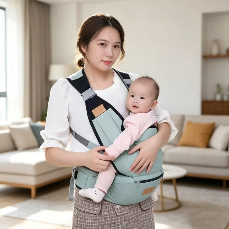 Ergonomic Baby Carrier Newborn To Toddler - حمالة أطفال مريحة متعددة الوظائف قابلة