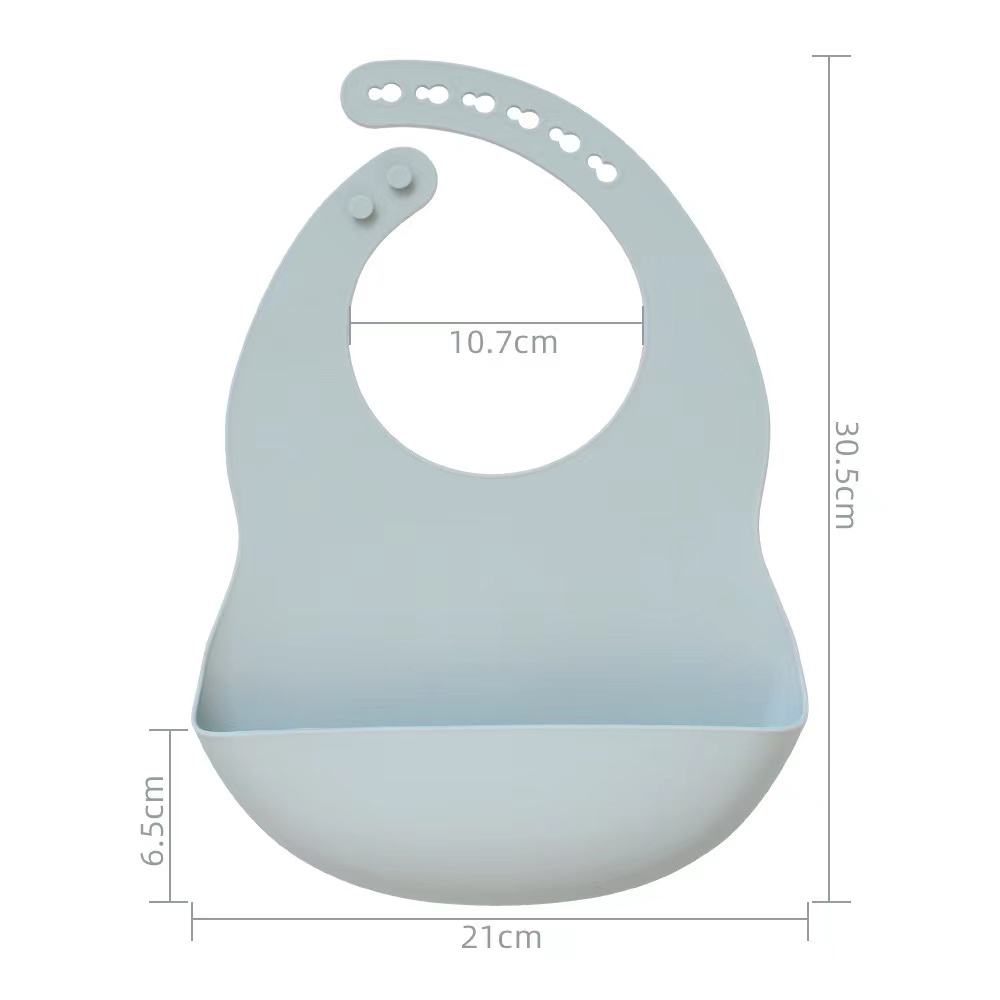 الطفل علبة سيليكون مريلة مقاوم - مراجعة Waterproof Baby Bibs Silicone وسعره