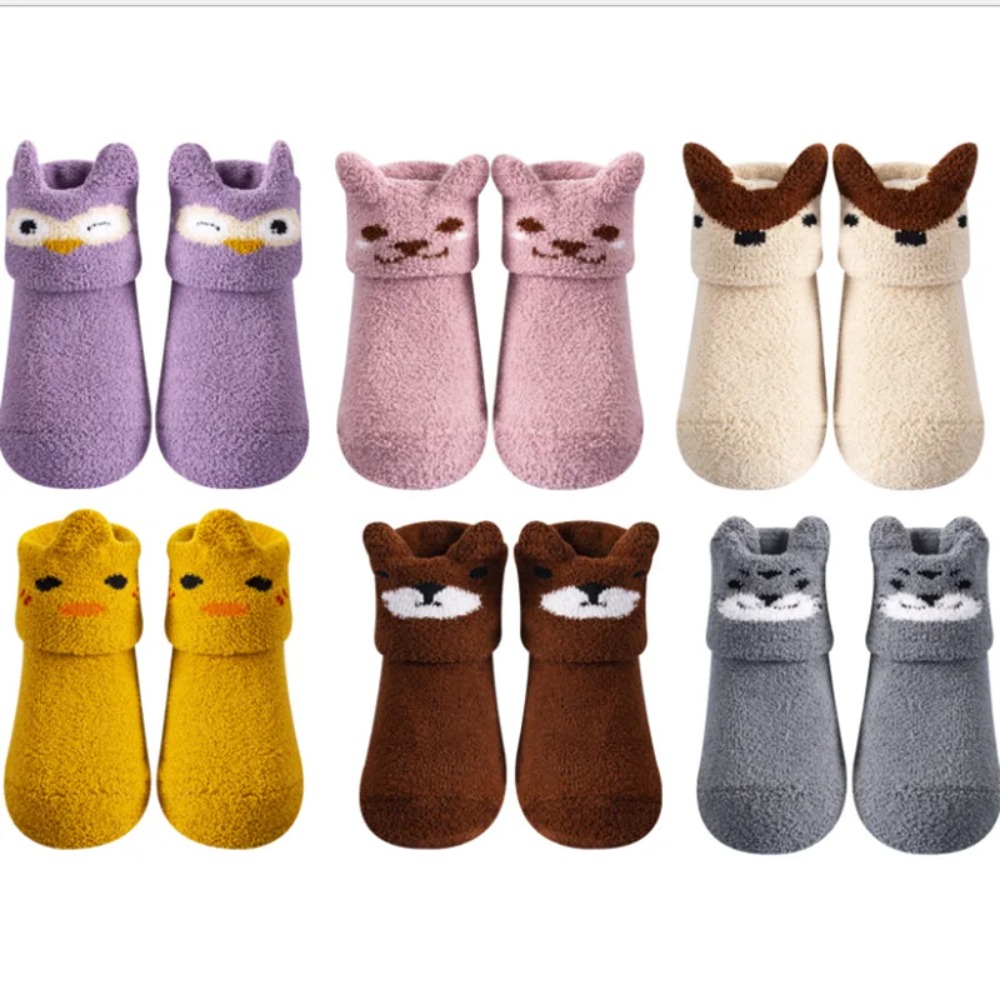 1 قطعة سيليكون رمادي عدم الانز - مراجعة Unisex Baby Socks Non Slip وسعره