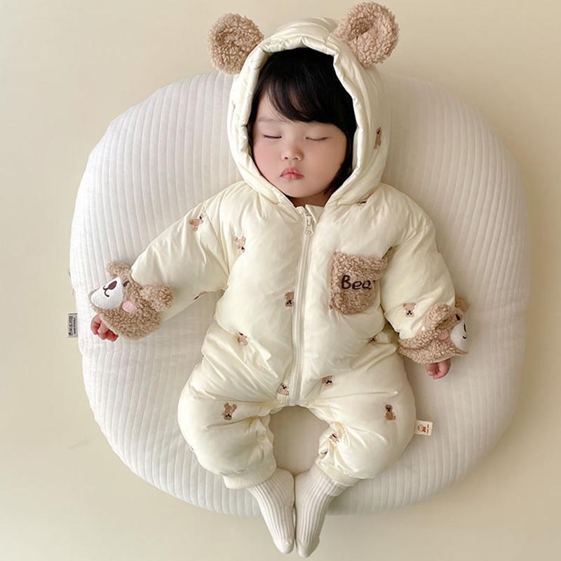 الشتاء الوليد الطفل رومبير رشا - مراجعة Cotton Baby Onesies Zipper وسعره