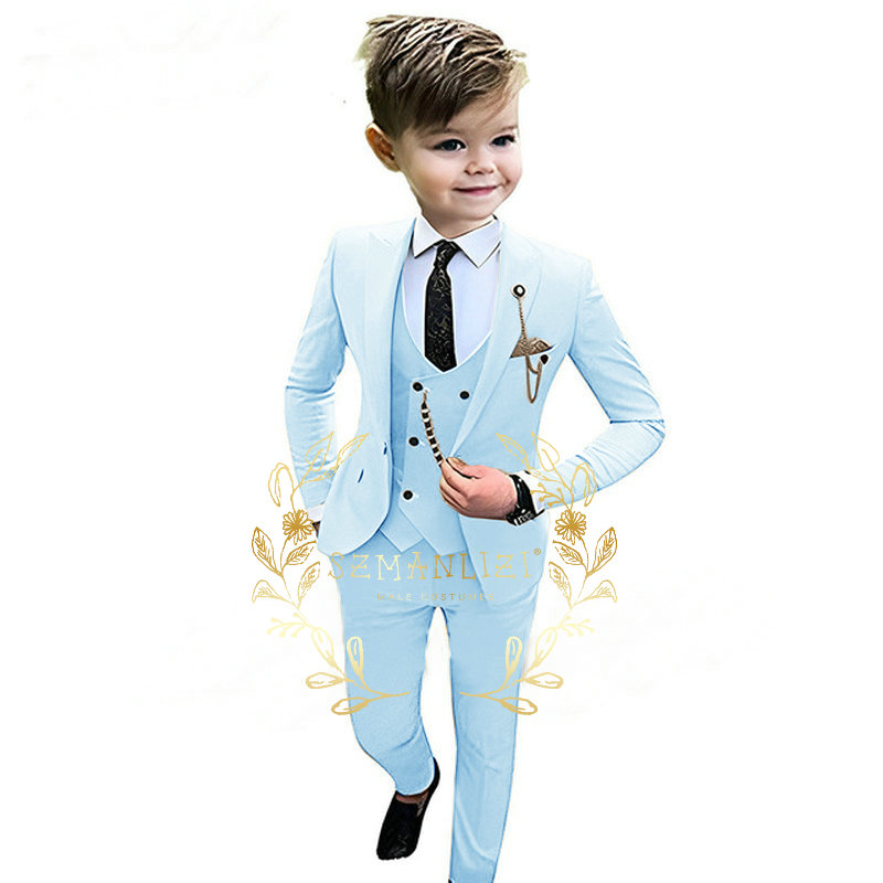 أطفال بنين البيج السترة سترة ا - مراجعة Baby Boy Suit Set Baptism وسعره