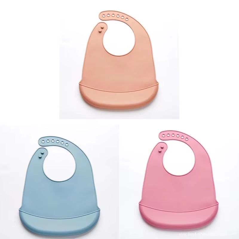 1/3 قطعة مريلة أطفال قابلة للت - مراجعة Waterproof Baby Bibs Silicone وسعره