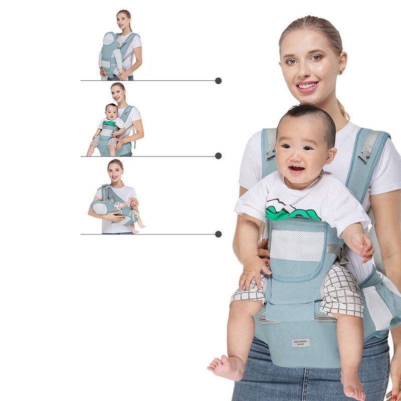 حاملة أطفال مريحة مع كرسي خصر  - مراجعة Ergonomic Baby Carrier Newborn To Toddler وسعره