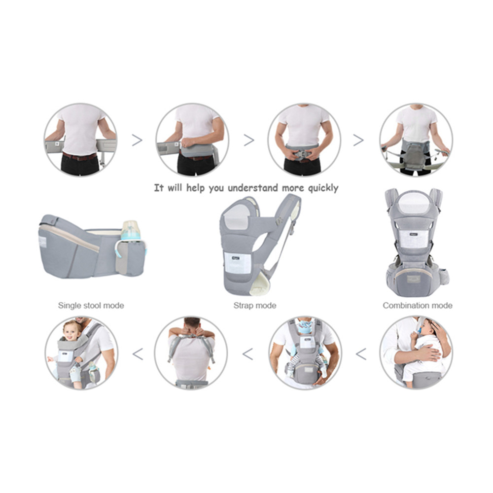حاملة أطفال مريحة للرضع متعددة - مراجعة Ergonomic Baby Carrier Newborn To Toddler وسعره