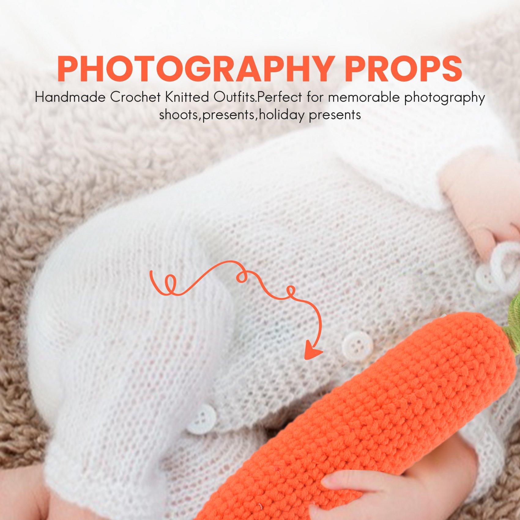 ABJA-مستلزمات تصوير الأطفال حد - مراجعة Infant Photography Props Outfit وسعره