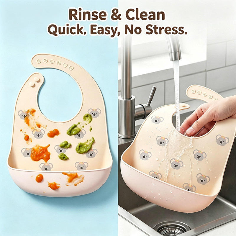 مريلة تغذية للأطفال من السيليك - مراجعة Waterproof Baby Bibs Silicone وسعره
