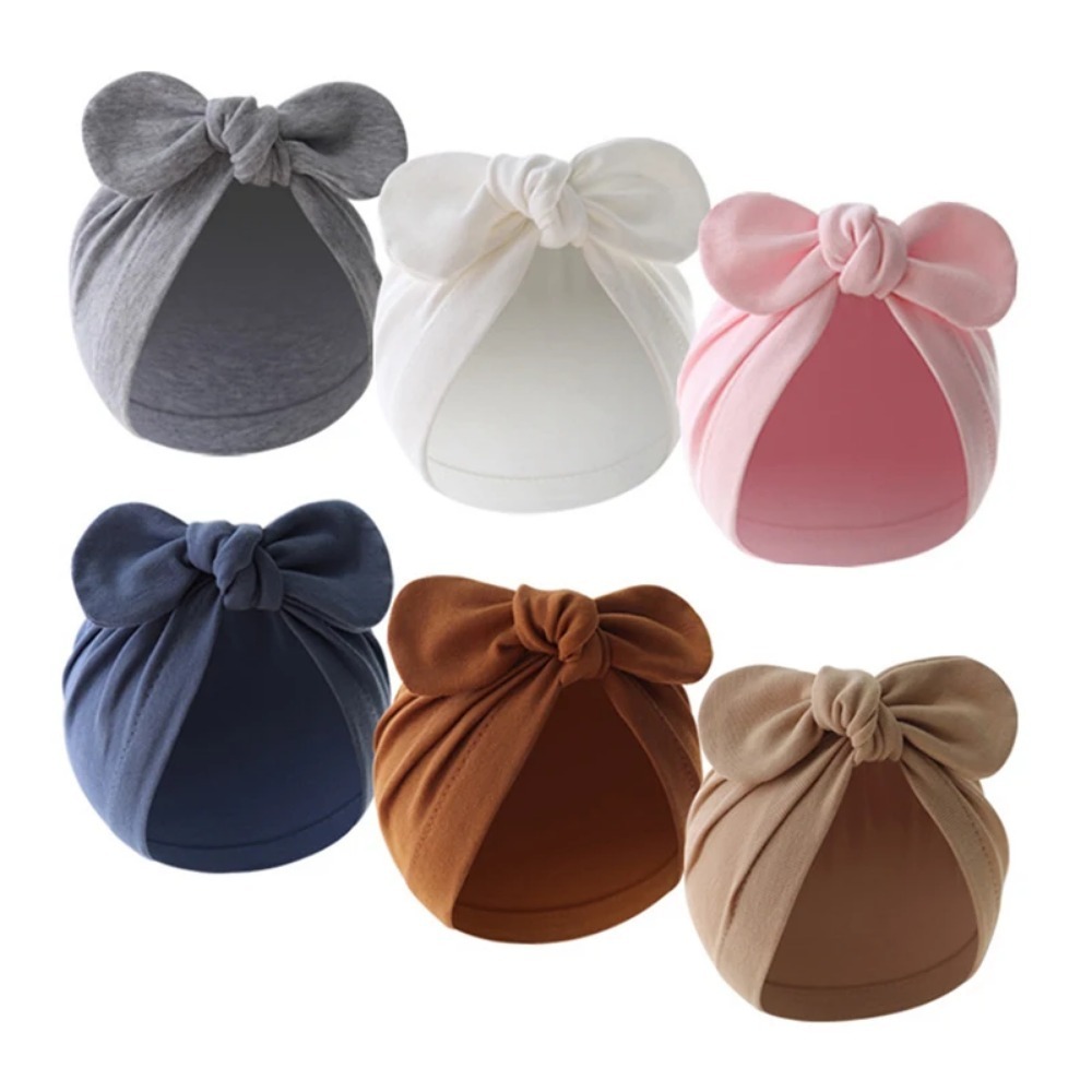 قبعة توربان للأطفال بتصميم أذن - مراجعة Infant Beanie Hat With Ears وسعره