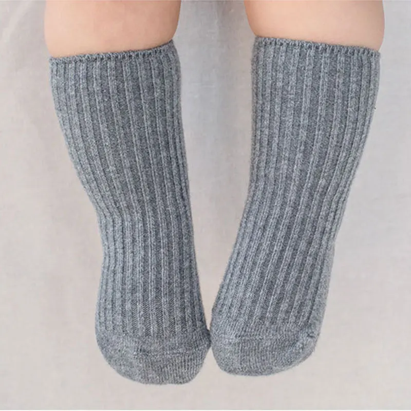 الخريف الشتاء طفلة الصبي الصلب - مراجعة Unisex Baby Socks Non Slip وسعره
