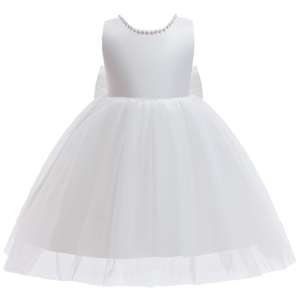 فستان أنيق أبيض للفتيات الصغير - مراجعة Toddler Girl Tulle Party Dress وسعره