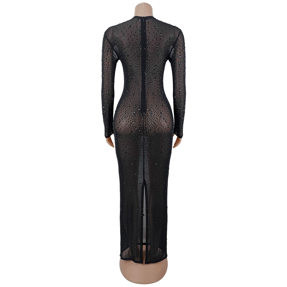 فستان تصوير للحوامل أسود مزين  - مراجعة Maternity Wear وسعره