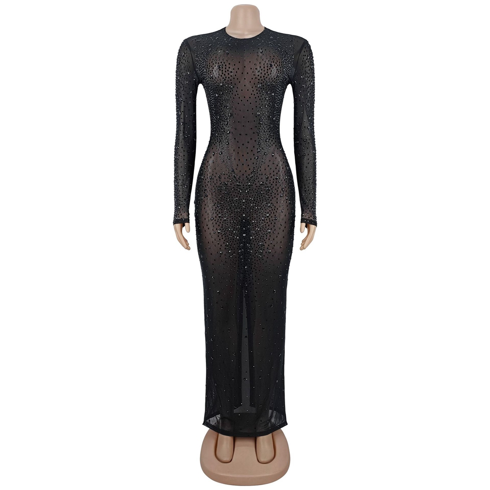 فستان تصوير للحوامل أسود مزين  - مراجعة Maternity Wear وسعره