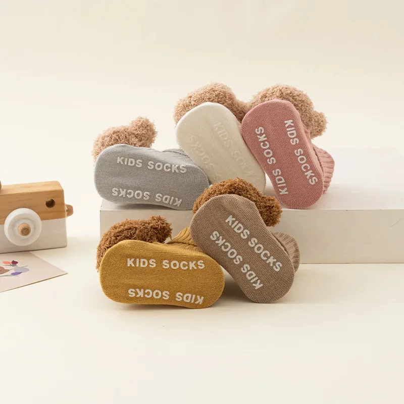 جورب فروي سميك دافئ أول مشاية  - مراجعة Unisex Baby Socks Non Slip وسعره