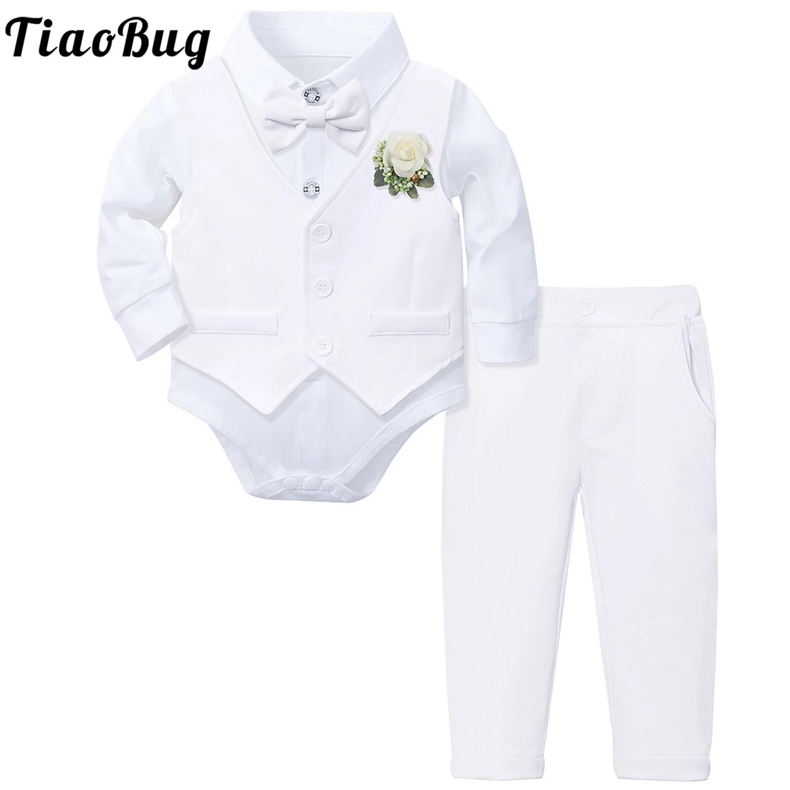 ملابس تعميد للأطفال حديثي الول - مراجعة Baby Boy Suit Set Baptism وسعره