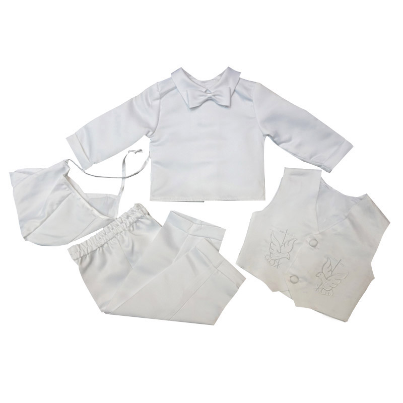 المعمودية ملابس الأطفال الأولا - مراجعة Baby Boy Suit Set Baptism وسعره