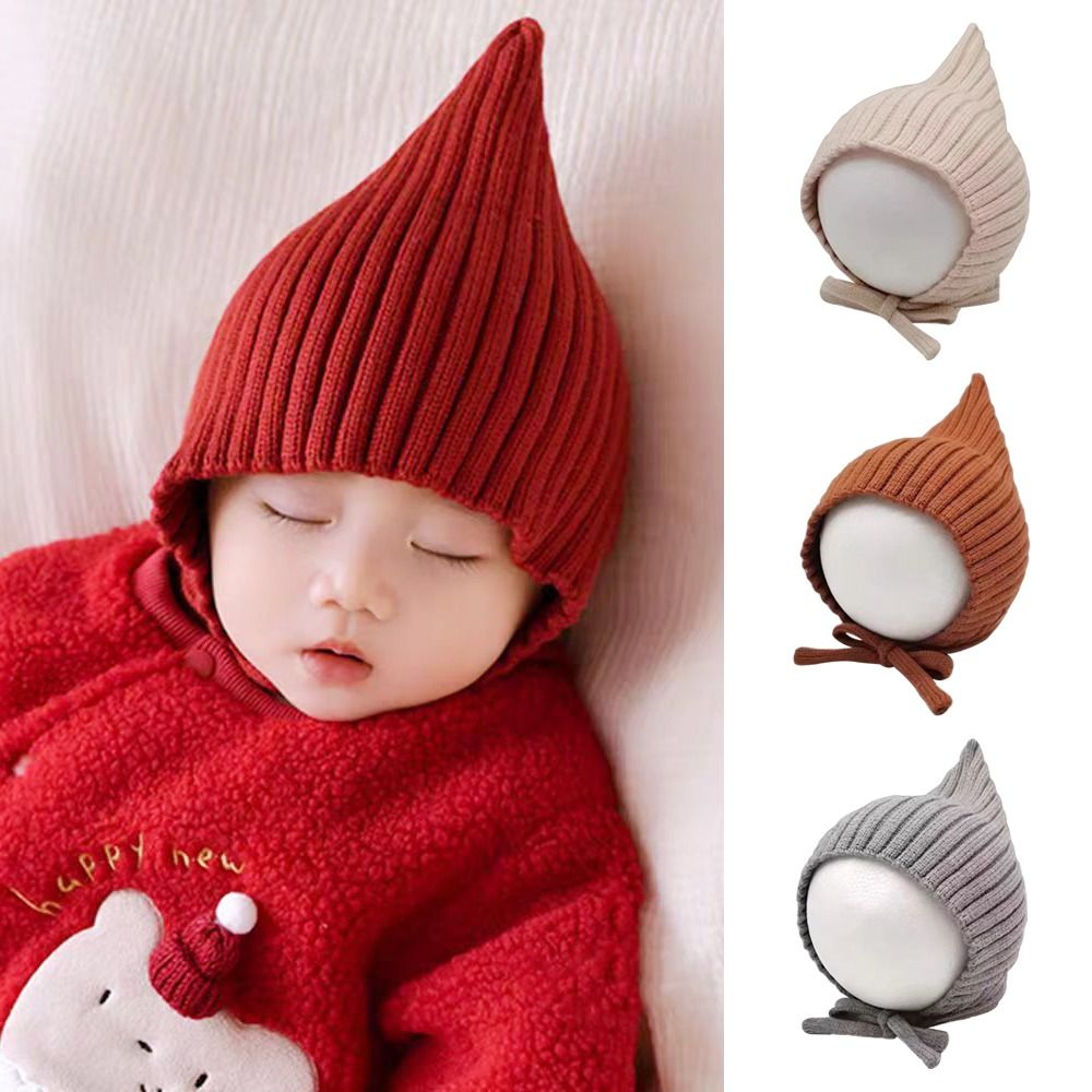 لطيف بلون الطفل قبعة الشتاء ال - مراجعة Infant Beanie Hat With Ears وسعره