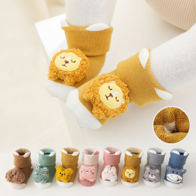 الوليد طفلة الصبي لطيف الكرتون - مراجعة Unisex Baby Socks Non Slip وسعره