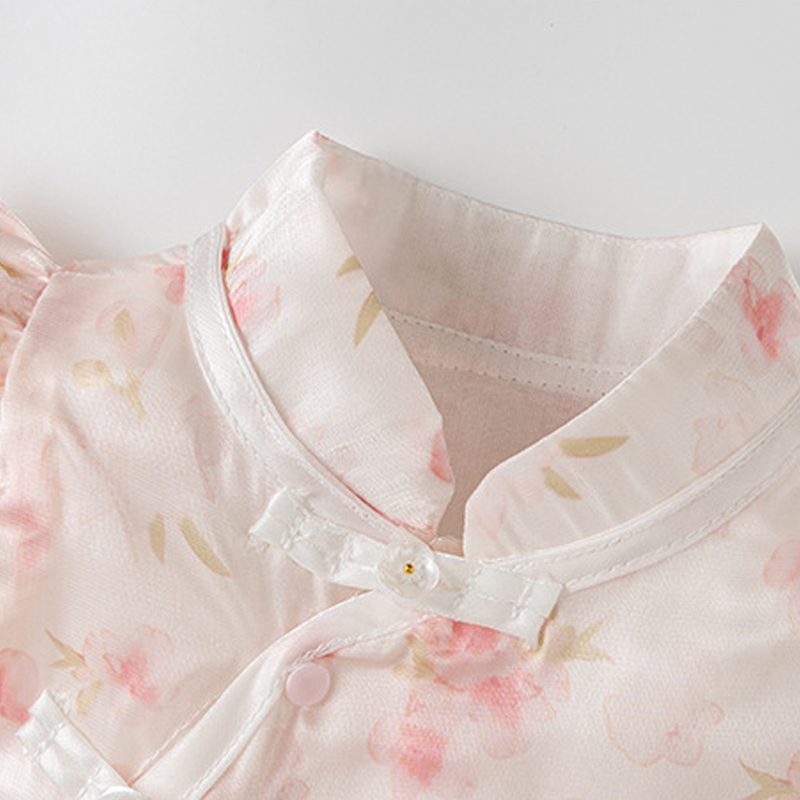 رومبير قطني بدون أكمام للفتيات - مراجعة Newborn Baby Girl Romper Floral وسعره