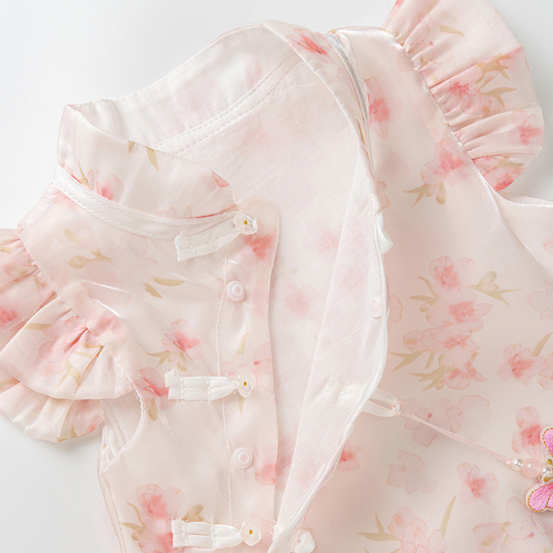 رومبير قطني بدون أكمام للفتيات - مراجعة Newborn Baby Girl Romper Floral وسعره
