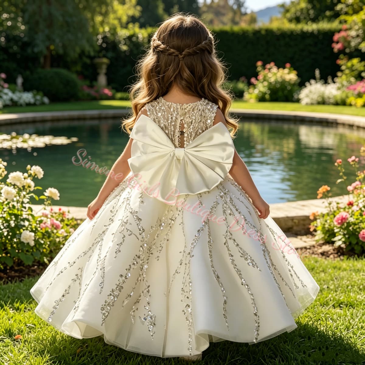 فستان فتاة الزهور الفاخر المزي - مراجعة Toddler Girl Tulle Party Dress وسعره