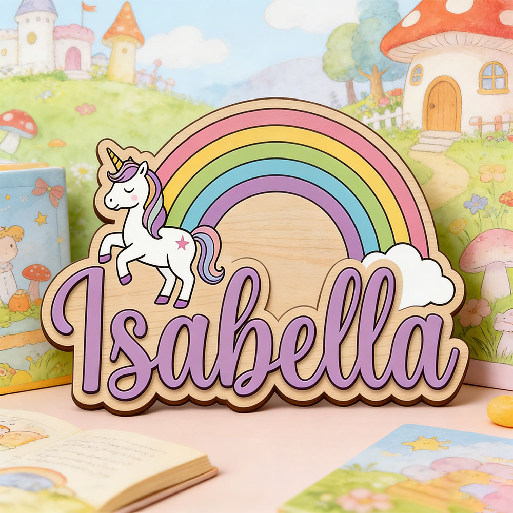 لافتة خشبية مخصصة بتصميم وحيد  - مراجعة Nursery وسعره