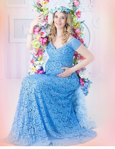 فستان ماكسي للحوامل بتصميم أور - مراجعة Maternity Wear وسعره