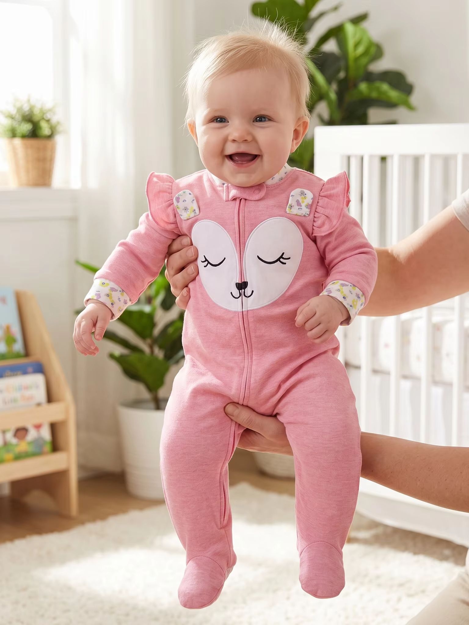 رومبير قطني خالص للأطفال بأكما - مراجعة Cotton Baby Onesies Zipper وسعره