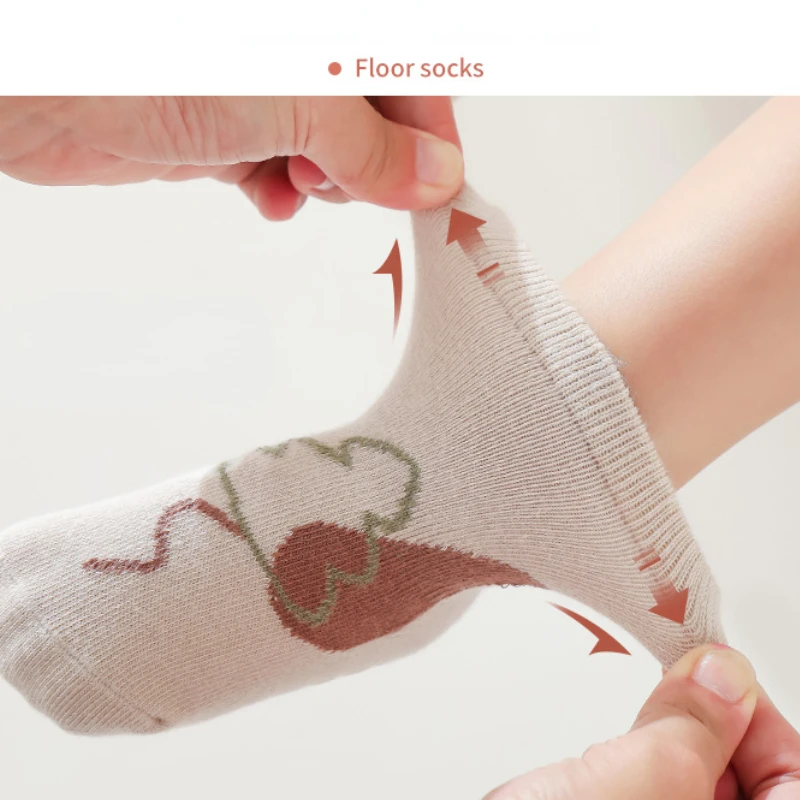 جديد الخريف الشتاء Kawaii الطف - مراجعة Unisex Baby Socks Non Slip وسعره