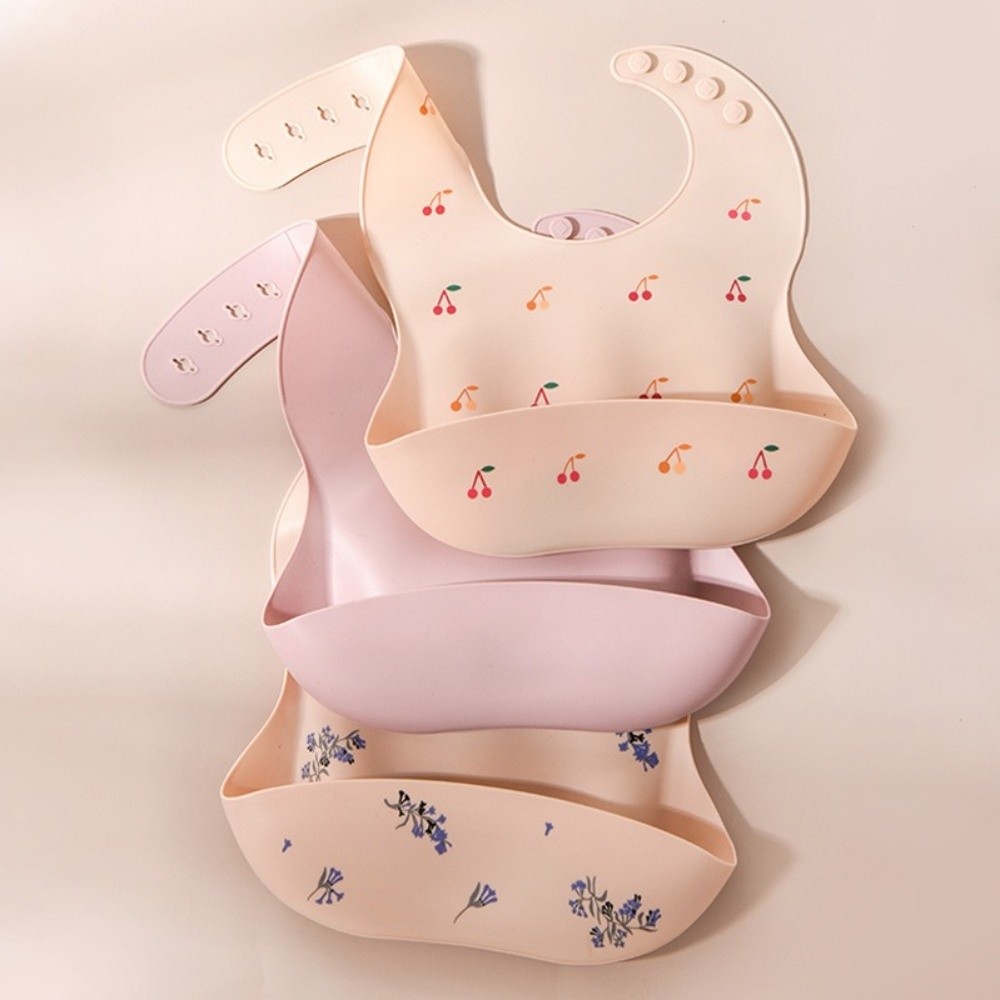 مريلة أطفال جديدة من السيليكون - مراجعة Waterproof Baby Bibs Silicone وسعره