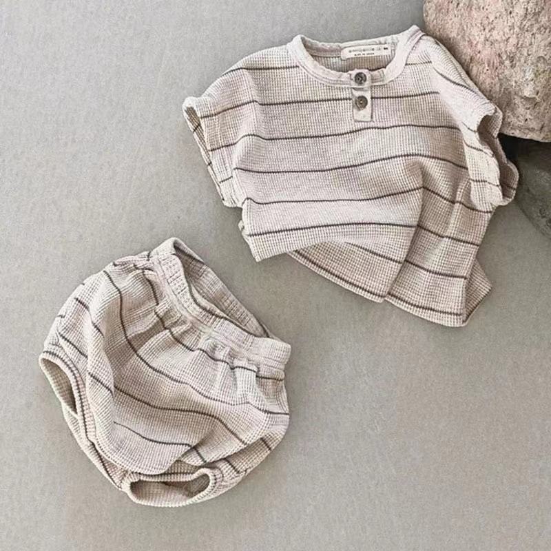 جديد الاطفال قصيرة الأكمام دعو - مراجعة Baby Boy Suit Set Baptism وسعره