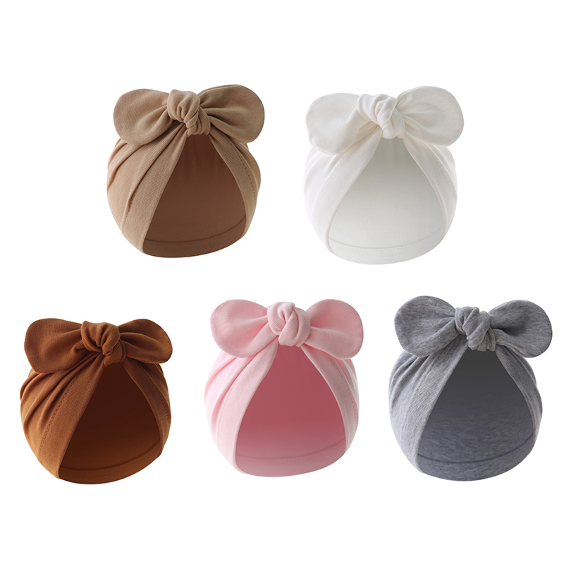 قبعة عمامة قطنية ناعمة مع آذان - مراجعة Infant Beanie Hat With Ears وسعره