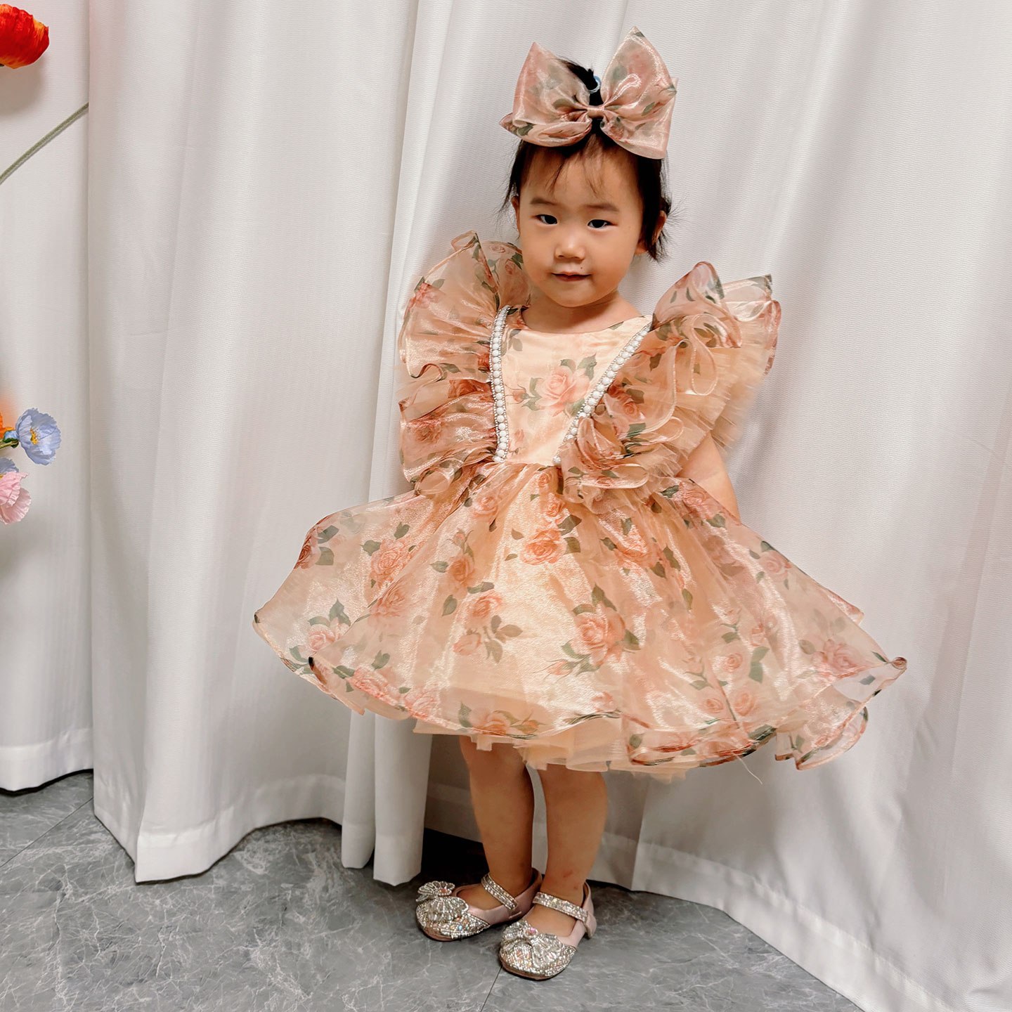 حالمة نذر J225 فستان فتاة الشم - مراجعة Toddler Girl Tulle Party Dress وسعره