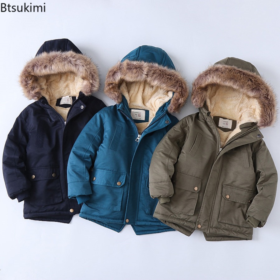معاطف أطفال مبطنة بالصوف سميكة - مراجعة Toddler Boy Winter Fleece Jacket وسعره